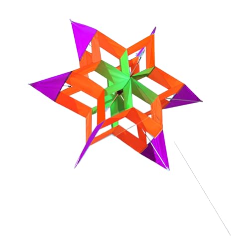 Tmboryuu Bunte Lotusse Blühen Design Kites Blumenpolyester Für Jungen Familien Beach Aktivitäten Mehrfarbige Windschutz Drachen Für Kinder von Tmboryuu