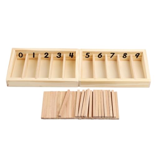 Tmboryuu Frühe Mathematische Fähigkeitenentwicklung Spindelbox Set Mit Nummerierten Stäben Und Lagerbehälter Für Kinder 2-6 Jahre Altes Kompaktlagerungspädagogikspielzeug von Tmboryuu