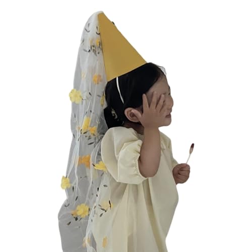 Tmboryuu Gestickte Blumenspitzenparty Geburtstag Mit Langem Blumenschleier Kopfstück Accessoire Für Mädchen Geburtstag Babypartys Tmboryuu Gestickte Blumenspitzenparty Geburtstag Mit Langem Blumenschleier Kopfstück Accessoire Für Mädchen Geburtstag Babypartys von Tmboryuu