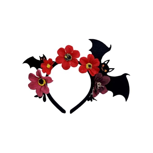 Tmboryuu Halloween Themen Haarband Mit Blumen Und Fledermaus Design Flexible Dark Series Hairhoop Für Partys Event Fotografie Halloween Party Haarzubehör Accessoires Tmboryuu Halloween Themen Haarband Mit Blumen Und Fledermaus Design Flexible Dark Series Hairhoop Für Partys Event Fotografie Halloween Party Haarzubehör Accessoires von Tmboryuu