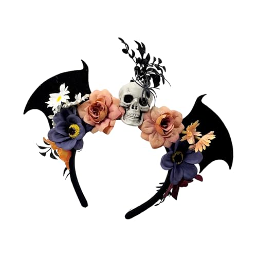 Tmboryuu Leichtes Halloween Stirnband Mit Realistischen Fledermäusen Schädel Weich Für Erwachsene Kinder Kostümzubehör Bequeme Fledermaus Schädel Stirnbänder Tmboryuu Leichtes Halloween Stirnband Mit Realistischen Fledermäusen Schädel Weich Für Erwachsene Kinder Kostümzubehör Bequeme Fledermaus Schädel Stirnbänder von Tmboryuu