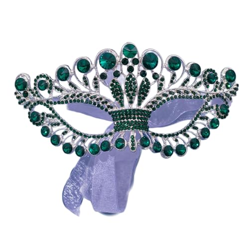 Tmboryuu Maskerade Maske Strasssteine ​​Augenmaske Maskerade Augenmaske Halloween Party Brillen Für Frauen Maskerade Hochzeitsfeier von Tmboryuu