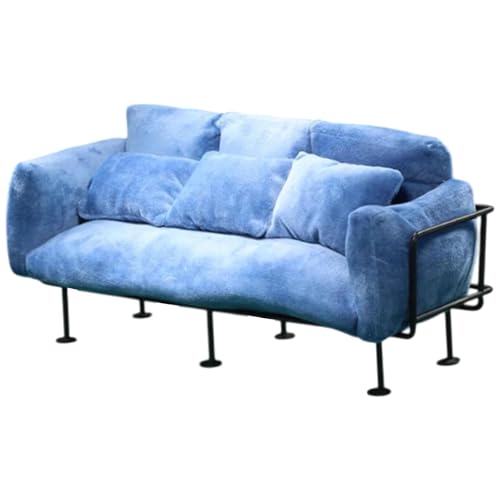 Tmboryuu Miniatur Sofa Modellfigur Mit Verstärkter Eisenstruktur Für 1/6 Puppenhaus Home Display Wohnzimmer Arrangement Europäische Sofa Set von Tmboryuu