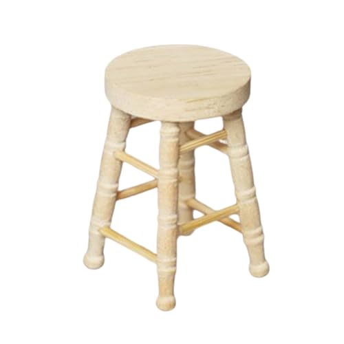 Tmboryuu Miniaturpuppenhäuser Zeigen Runde Oberste Stuhlzubehör 1/12 Skala Realistische Zakka Holzhocker Puppenhäuser Miniature Tmboryuu Miniaturpuppenhäuser Zeigen Runde Oberste Stuhlzubehör 1/12 Skala Realistische Zakka Holzhocker Puppenhäuser Miniature von Tmboryuu