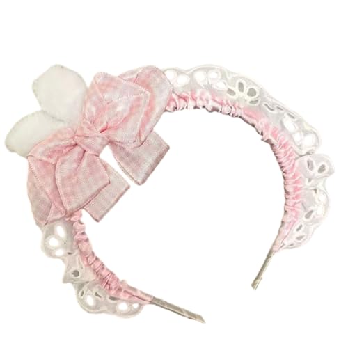 Tmboryuu Plüsch Kaninchen Ohrhörer Für Maid 2000er Kostümpartys Weiche Bogenknoten Haarzubehör Kopfstücksfoto Requisiten Verstellbares Haarband Für Frauen Und Mädchen Tmboryuu Plüsch Kaninchen Ohrhörer Für Maid 2000er Kostümpartys Weiche Bogenknoten Haarzubehör Kopfstücksfoto Requisiten Verstellbares Haarband Für Frauen Und Mädchen von Tmboryuu