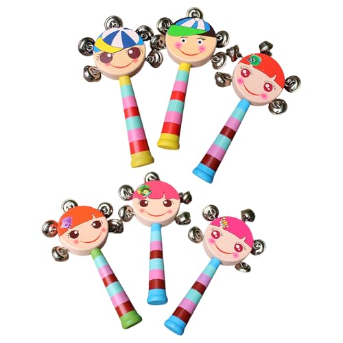 Tmboryuu Set Von 6 Säuglings Cartoon Rassel Drum Spielzeughandbellen Für Sensorische Engagements Und Motorische Fähigkeiten Für Hörbaby Tmboryuu Set Von 6 Säuglings Cartoon Rassel Drum Spielzeughandbellen Für Sensorische Engagements Und Motorische Fähigkeiten Für Hörbaby von Tmboryuu