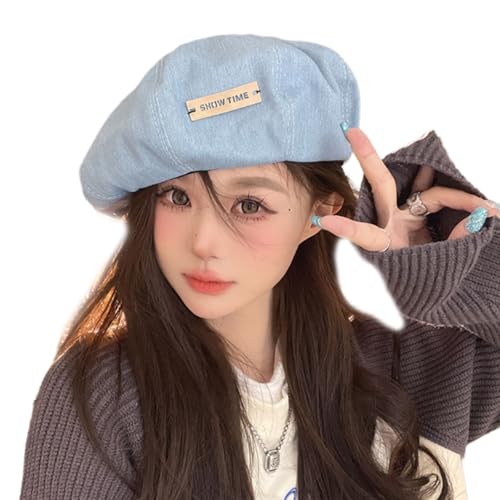 Tmboryuu Trendy Star Berets Unisex Kopfspeise Accessoire Für Frauen Männer Cabbie Für Halloween Cosplay Party Outfit von Tmboryuu
