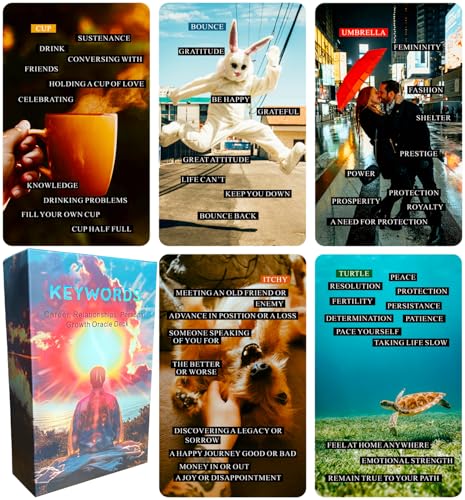 Tmenreiy Lebenssituationen Orakelkarten, Orakelkarten für Anfänger, Oracle Deck für Lebenssituationen, Karriere, Beziehungen und persönliches Wachstum von Tmenreiy