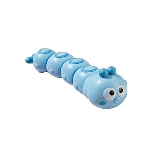 Tmianya , sensorisches, Uhrwerk-, 3D-bewegliches Babyspielzeug, Tierspielzeug, Kleinkind, ABS, Mini-Eltern-Kind- Compatible with Motorikspielzeug (Blue, One Size) von Tmianya