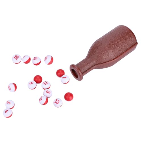 Braunes Gummi-Pool-Würfelflaschen-Set – Ideal für Pool, Pool, Pool – Enthält 16 Große Würfel für Individuelle Spielregeln Braunes Gummi-Pool-Würfelflaschen-Set – Ideal für Pool, Pool, Pool – Enthält 16 Große Würfel für Individuelle Spielregeln von Tnfeeon