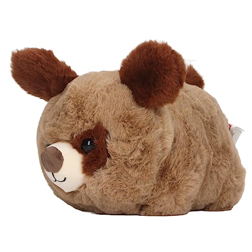 Plüsch, Stressabbau, umweltfreundlich, bequeme PP-Baumwolle, weicher Plüsch, niedlich, für Weihnachten (brauner Hund) von Tnfeeon