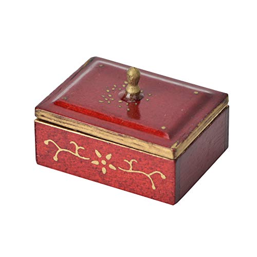 Puppenhaus-Nähkästchen, Miniatur-Nähkästchen, Nähkästchen, Messlineal, Spielhaus-Spielzeug, für 1/12 Puppenhaus-Dekoration Puppenhaus-Nähkästchen, Miniatur-Nähkästchen, Nähkästchen, Messlineal, Spielhaus-Spielzeug, für 1/12 Puppenhaus-Dekoration von Tnfeeon