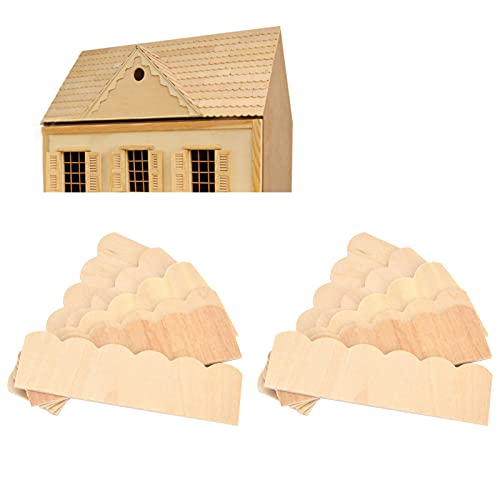 Puppenhaus-Schindeln, Verbundholzmaterial Puppenhaus-Dachschindeln Sicher FüR 1:12 Miniatur-Puppenhaus Puppenhaus-Schindeln, Verbundholzmaterial Puppenhaus-Dachschindeln Sicher FüR 1:12 Miniatur-Puppenhaus von Tnfeeon