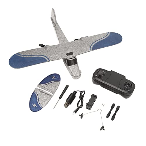 RC Flugzeug, 2 Wege Takeoff RC Schieber Fernbedienung Flugzeug für Yard (3 Batterien) von Tnfeeon