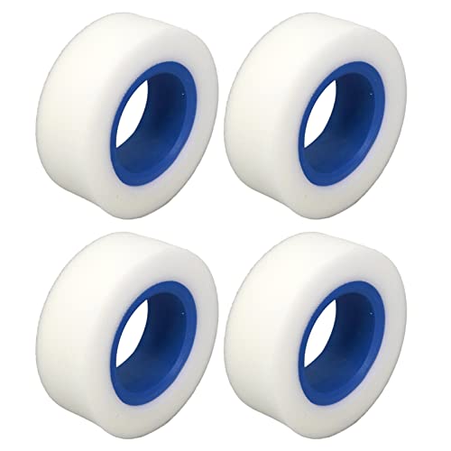 RC Radreifenschaum, 120 mm, lebendige Farbe, um die Haftung zu erhöhen, doppellagige Schwammeinsätze für RC-Reifen, 4 Stück, weich, für 2,2-Zoll-Radreifen, blau RC Radreifenschaum, 120 mm, lebendige Farbe, um die Haftung zu erhöhen, doppellagige Schwammeinsätze für RC-Reifen, 4 Stück, weich, für 2,2-Zoll-Radreifen, blau von Tnfeeon