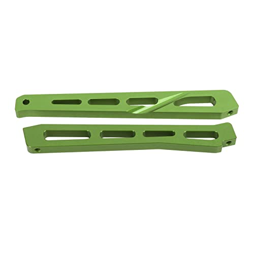 RC Rahmenhalterung, Upgrade Teile Aluminiumlegierung CNC Bearbeitete Vorne Hinten Rahmenhalterung für 1/7 1/8 RC (Grün) von Tnfeeon