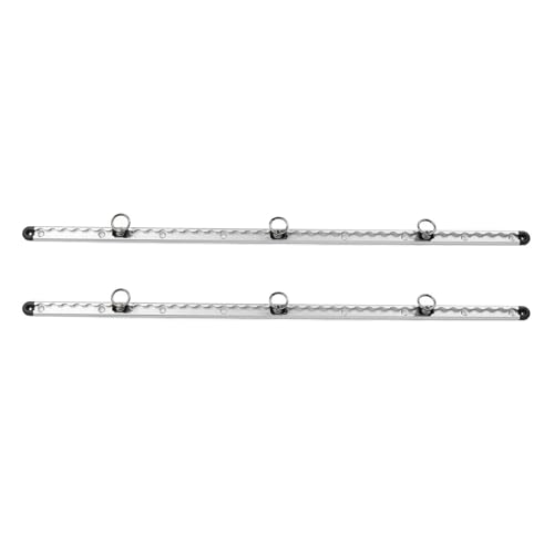 Tnfeeon 1 Paar Aluminium L Anfall für Gleisschiene mit Runden Studenthöchern - Einfache Installation für LKWs - 100 cm Schienenlänge Tnfeeon 1 Paar Aluminium L Anfall für Gleisschiene mit Runden Studenthöchern - Einfache Installation für LKWs - 100 cm Schienenlänge von Tnfeeon