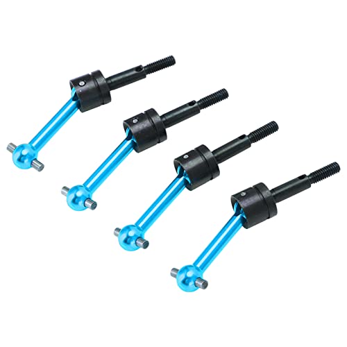 Tnfeeon 4 Stück Metall-Universalantrieb, Modellspielzeug, Automodell-Zubehör Welle CVD 70 Mm für TT02 1/10 RC-Auto-Upgrade-Teile (Blue) von Tnfeeon