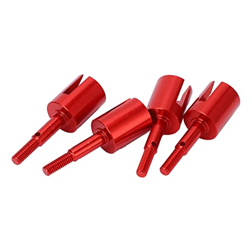 Tnfeeon 4-teiliger RC-Diff-Becher, Modellspielzeug, Automodell-Zubehör, Differential-Gelenkbecher, Aluminium-Upgrade-Teil für TT02 1/10 RC-Fahrzeug (Rot) von Tnfeeon