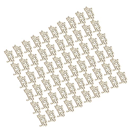 Tnfeeon 60 Stücke Alles Gute Zum Geburtstag Holzwörter DIY Dekorative Holzornamente für eine Party, Weiche und Langlebige Chips, um die Praktische Kapazität zu Verbessern, Perfekte von Tnfeeon