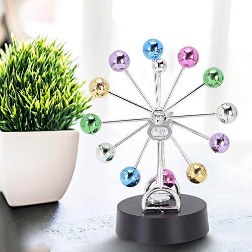 Tnfeeon Atemberaubendes Kunststoff Perpetual Motion Model - Bunte Kugeln Drehen Sich Wie Sky Wheel - Perfektes für Festival Batterie Betrieben Bildungsschreibtischkunst Tnfeeon Atemberaubendes Kunststoff Perpetual Motion Model - Bunte Kugeln Drehen Sich Wie Sky Wheel - Perfektes für Festival Batterie Betrieben Bildungsschreibtischkunst von Tnfeeon