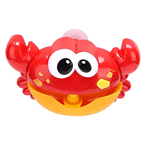 Tnfeeon Baby Bad Blase Spielzeug, musikalische automatische Cartoon Krabbe geformt 12 Songs Bubble Maker Baby Bad Spielzeug von Tnfeeon