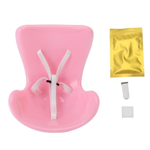 Tnfeeon Babypuppenauto -Sitzstuhl, Plastikspielzeug Ornamente Zubehör mit Luftentlüftungssicherheitsgürtel für Ausstellungsträger (Rosenate) von Tnfeeon