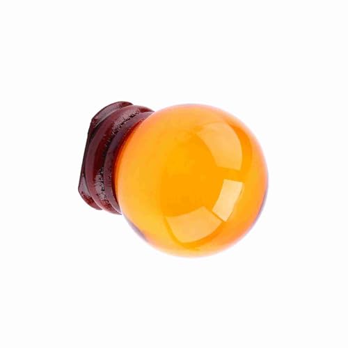 Tnfeeon Bernsteinkristallkugel Quarz Asian Seltene Heilungskollektion Handwerkskollektion Bürodekor Feng Shui Enthusiasten (40 mm+Stand) von Tnfeeon