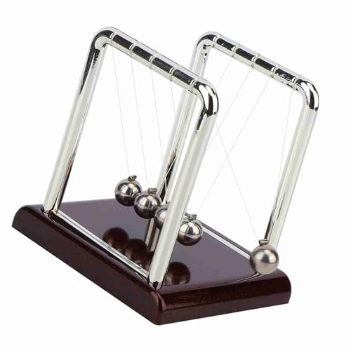 Tnfeeon Bildungsbilanz Pendelballspielzeug Swing-up-ape-Schreibtisch Ornament für Lernen und Unterhaltung (Kleiner Quadrat Billardball) von Tnfeeon