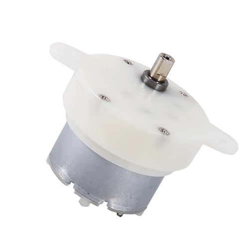 Tnfeeon Elektromotor/Getriebe mit Langsamer Geschwindigkeit 12V DC -Motor, 3 Mmm Wellendurchmesser Mikromotor, Niedriges Geräusch, Geeignet für Mobiltelefone, Handwerk, Schmuck und Displays von Tnfeeon