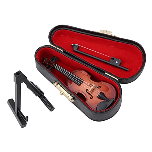 Tnfeeon Empfindliches Miniatur -Geigenmodell mit Unterstützung und Fall: Dekoration von Mini -Musikinstrumenten Heim und Bürogründe Tnfeeon Empfindliches Miniatur -Geigenmodell mit Unterstützung und Fall: Dekoration von Mini -Musikinstrumenten Heim und Bürogründe von Tnfeeon