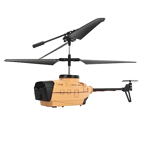 Tnfeeon Ferngesteuerter Hubschrauber, 4K-HD-Übertragung, Dual-Kamera, RC-Hubschrauber, Kunststoffgehäuse, 15 Minuten Im Freien (Dreifache Batterie) von Tnfeeon
