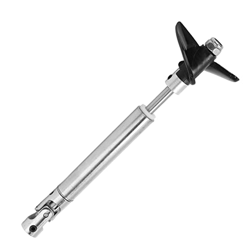 Tnfeeon Fernkontrollboot Edelstahlpropeller Blattwelle, Ideal für RC -Bootsliebhaber von Tnfeeon