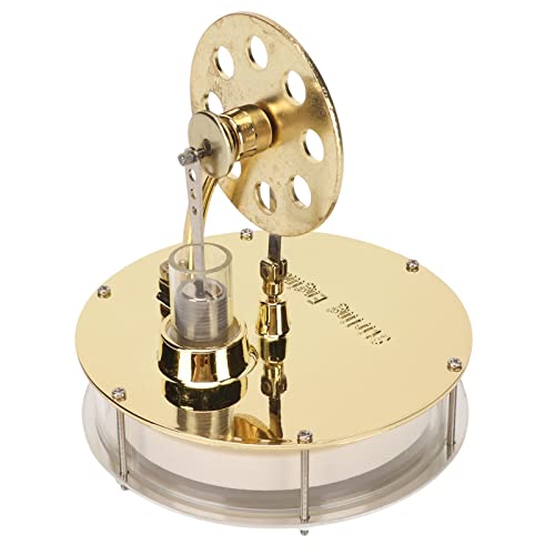 Tnfeeon Goldene Zinklegungslegierung Stirling Motormotor Modell Tieftemperatur D2 Edelstahl Bildungsnahrungsmittel für Wissenschaftsprojekt Geschenke Tnfeeon Goldene Zinklegungslegierung Stirling Motormotor Modell Tieftemperatur D2 Edelstahl Bildungsnahrungsmittel für Wissenschaftsprojekt Geschenke von Tnfeeon