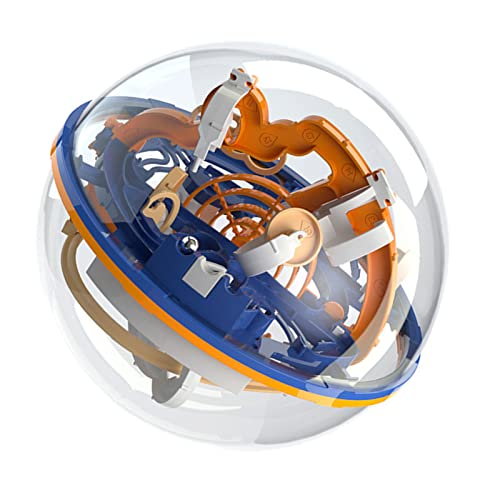 Tnfeeon Interessanter 3D -Ball für Mentale Training und Raumgedanken - Sicheres und Praktisches Plastikspielzeug für, die an Spielplätze Angepasst Sind (Grundstufe 56 Hindernisse) von Tnfeeon