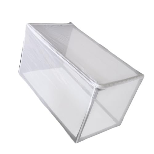 Tnfeeon Käfig -Gewächshaus -Pflanzenzubehör mit Nettostruktur für die Zucht, PVC Rohrmaterial, 42x42x77cm von Tnfeeon