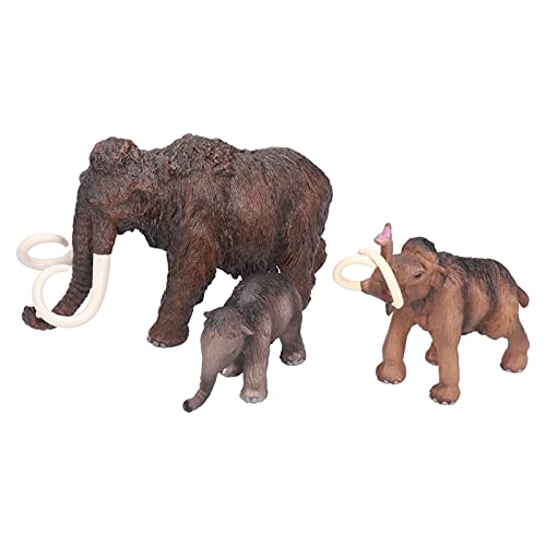 Tnfeeon Mammut Spielzeug Modell, simulierte Tiere Figur Geschenk handbemalt für Dekoration für Tiersammlung für Geschenk von Tnfeeon