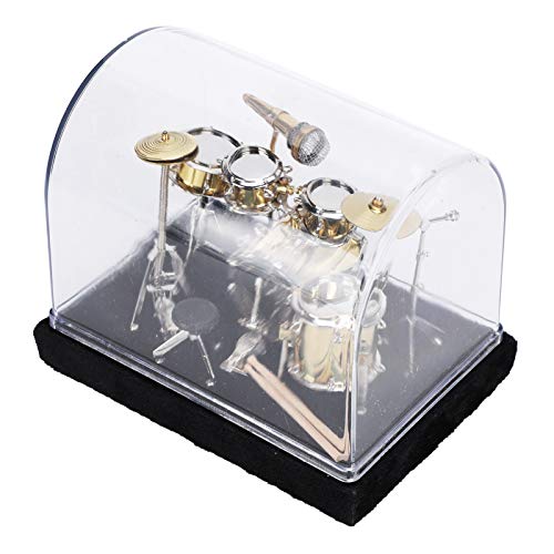 Tnfeeon Mini Model Exquisites Design mit Transparenter Abdeckung für Instrumenten -Enthusiasten High Safety Faktor Metall + Kunststoff von Tnfeeon