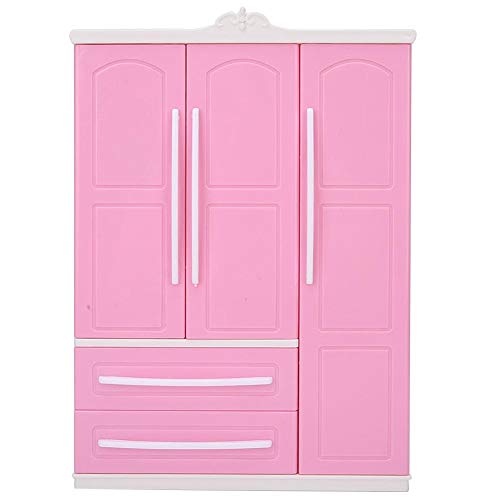 Mini Möbel Kleiderschrank, haus, kleiderschrank Puppenhaus Miniatur Schrank Schrank Puppen Möbel Zubehör perfektes für Mädchen Kinder von Zerodis
