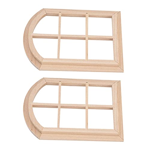 Tnfeeon Miniaturfensterpuppe DIY Window Dollhouse Dekoration für Puppenhausmodell, 10,3 X 7,5 X 0,3 cm von Tnfeeon