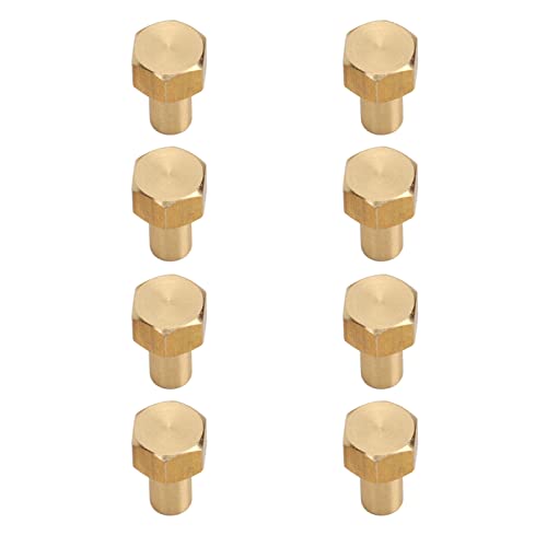 Tnfeeon Präzision RC in Messing -Messing -Reifenmutter für Axiale SCX24, 1/24 RC Hexmutter für eine Bessere Leistung (8 mm) von Tnfeeon