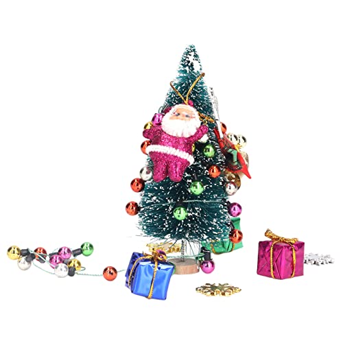 Tnfeeon Puppenhaus, Weihnachtsbaum, feine Verarbeitung, Weihnachtsartikel, Miniaturen für Dolly House von Tnfeeon