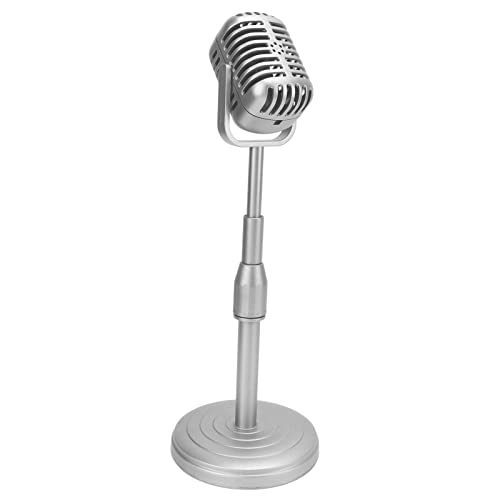 Tnfeeon Simulationsmikrofon und Resistenz Unterstützen Mikrofon für Fotografie -Aktien (Silver) von Tnfeeon