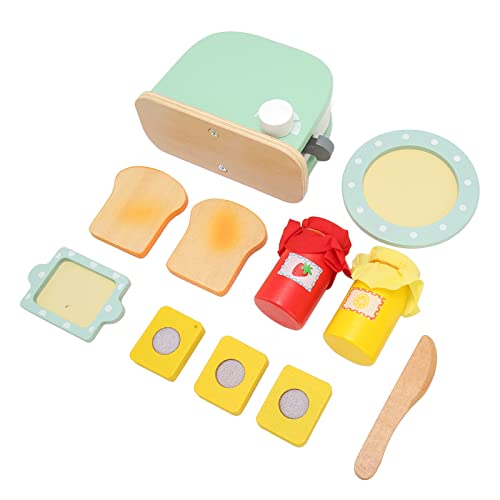 Tnfeeon Solidwood Toaster Toy Set Safe Safe Ideal Kids Toaster für Bildung, So Tun Sie das Spiel Tnfeeon Solidwood Toaster Toy Set Safe Safe Ideal Kids Toaster für Bildung, So Tun Sie das Spiel von Tnfeeon