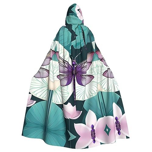 Tnnutp Dragonfly Lotus Uni Full Length Hooded Cape Halloween Party Cosplay Costume Cloak Tnnutp Dragonfly Lotus Uni Full Length Hooded Cape Halloween Party Cosplay Costume Cloak von Tnnutp