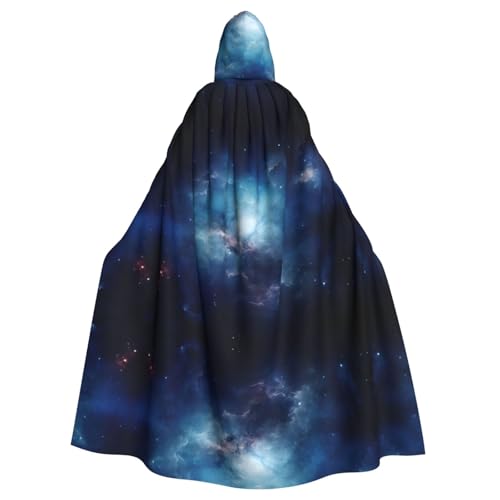 Tnnutp Galaxy Uni Kapuzenumhang in voller Länge für Halloween, Party, Cosplay, Kostüm, Umhang von Tnnutp