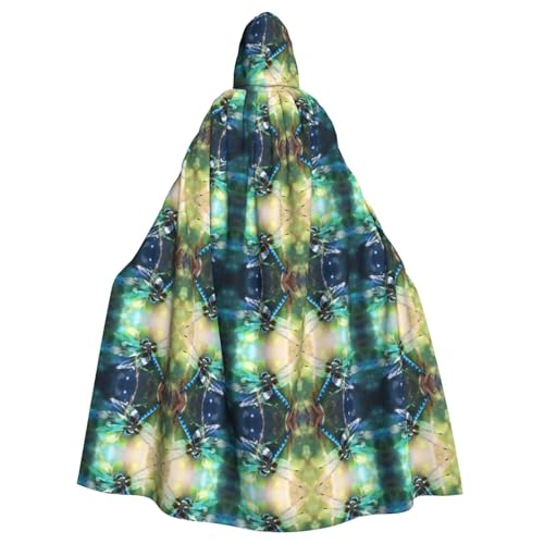 Tnnutp Kapuzenumhang mit Libellenmalerei, Uni, volle Länge, für Halloween, Party, Cosplay, Kostüm, Umhang Tnnutp Kapuzenumhang mit Libellenmalerei, Uni, volle Länge, für Halloween, Party, Cosplay, Kostüm, Umhang von Tnnutp