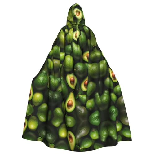 Tnnutp Umhang mit Kapuze und Avocado-Muster, Uni, volle Länge, für Halloween, Party, Cosplay, Kostüm, Umhang Tnnutp Umhang mit Kapuze und Avocado-Muster, Uni, volle Länge, für Halloween, Party, Cosplay, Kostüm, Umhang von Tnnutp