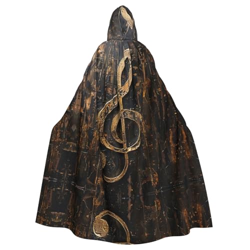 Tnnutp Uni-Kapuzenumhang mit Musik-Symbol, für Halloween, Party, Cosplay, Kostüm, Umhang Tnnutp Uni-Kapuzenumhang mit Musik-Symbol, für Halloween, Party, Cosplay, Kostüm, Umhang von Tnnutp