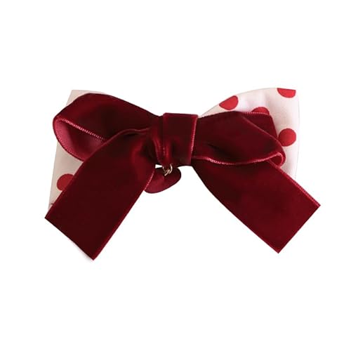 Tnxpumi Handgefertigtes Lolita-Schleifen-Stirnband, süße Fee, Seitenklammern, Haarklammern, Dienstmädchen-Kopfschmuck, Cosplay-Kopfbedeckung (Haarnadel, 2 Stück) von Tnxpumi
